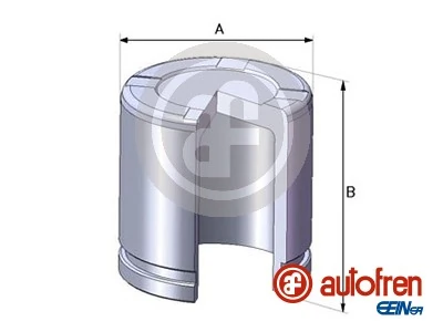 Piston, brake caliper